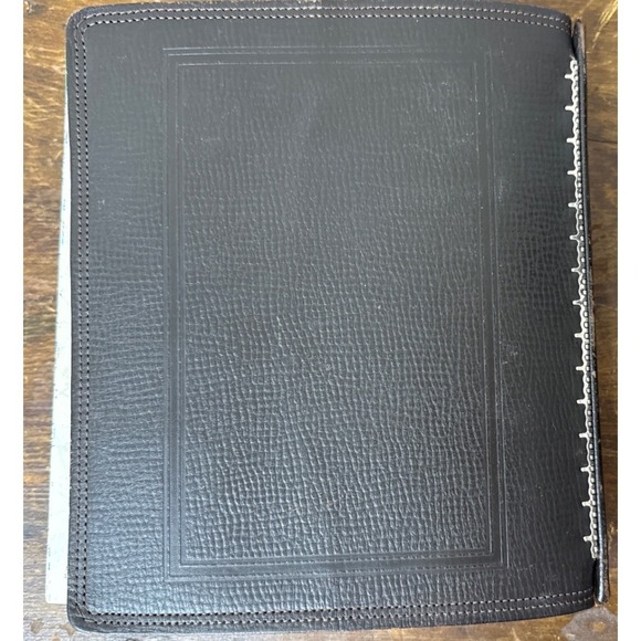 Jeppesen Airway Manual Leather Binder Aviation Pilot Chart Organizer USA